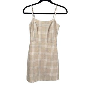 Wilfred Aritzia Isabelle Dress '90s Check Mini Dress
